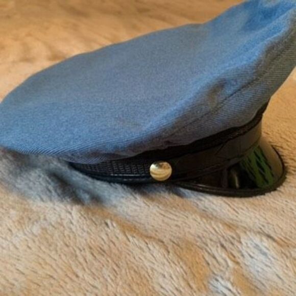 Vintage Riverside Size 6 1/2 Blue Police Style Dress Cap *New* - Picture 2 of 8